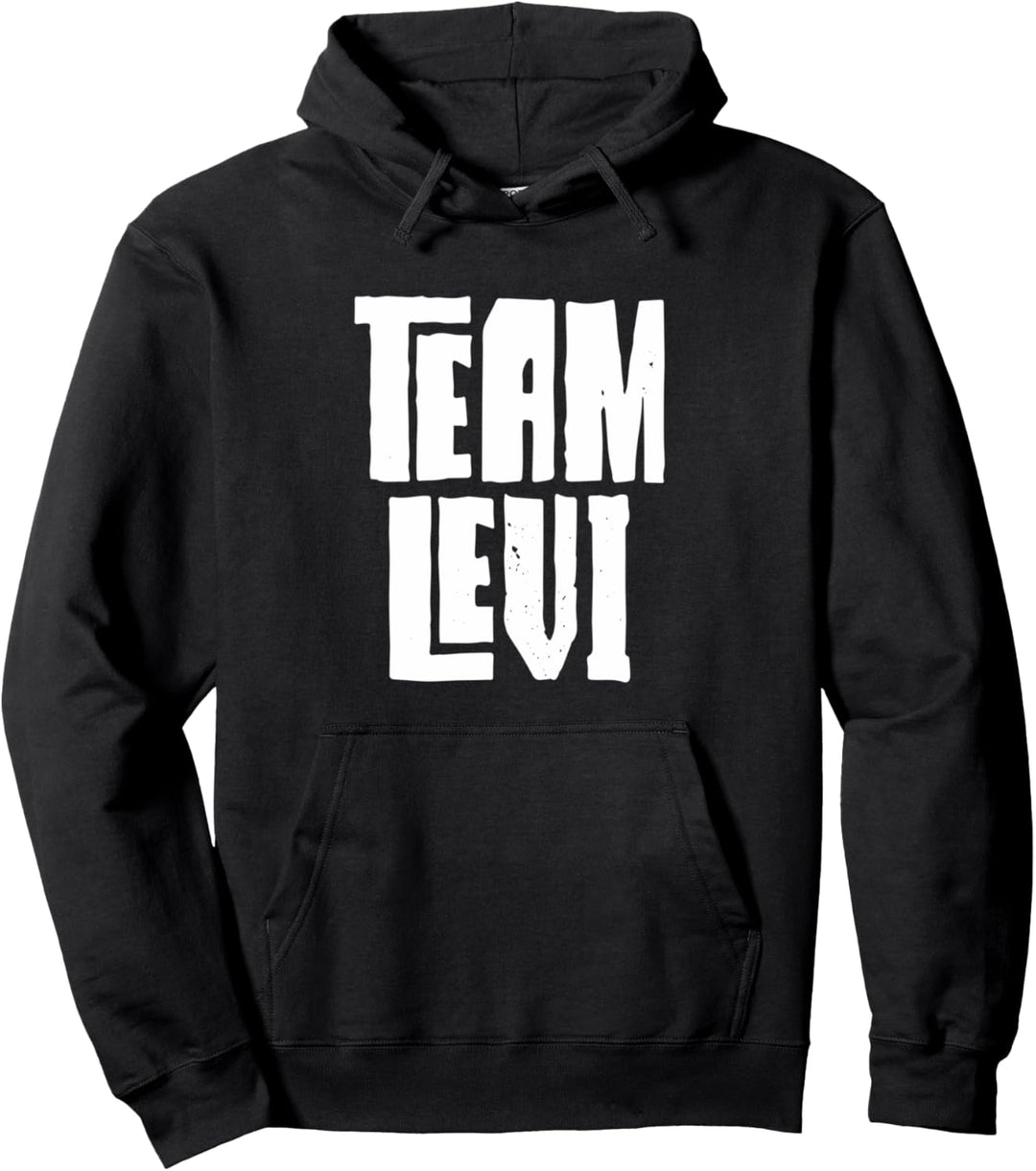 Team Levi Sohn Enkel Ehemann Papa Mutter Sportgruppenname Pullover Hoodie
