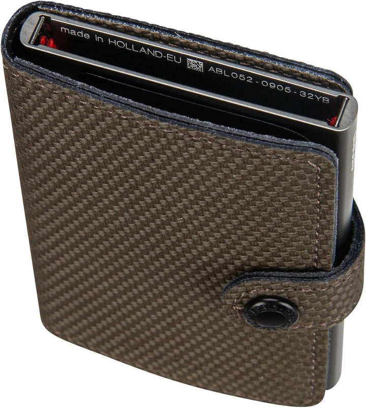 Secrid Unisex-Erwachsene Miniwallet Carbon Khaki Reisezubehör-Brieftasche, Talla única