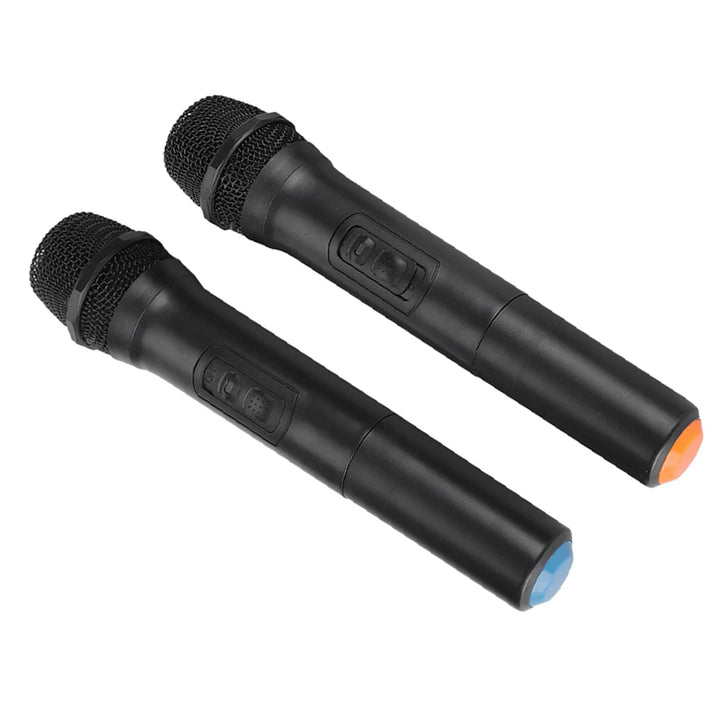 Tangxi WHF-WLAN-Mikrofonsystem, Dual-VHF-Band Karaoke-Handheld-Mikrofon, professionelles Handheld-Mi