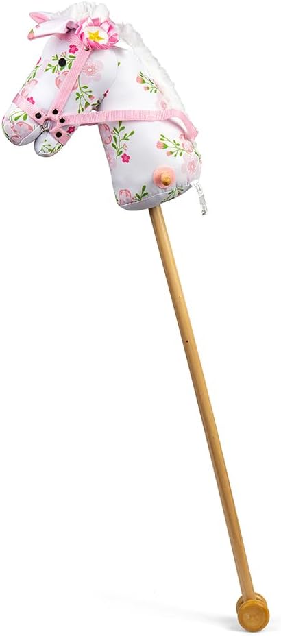 Bigjigs Toys Steckenpferd, geblümt