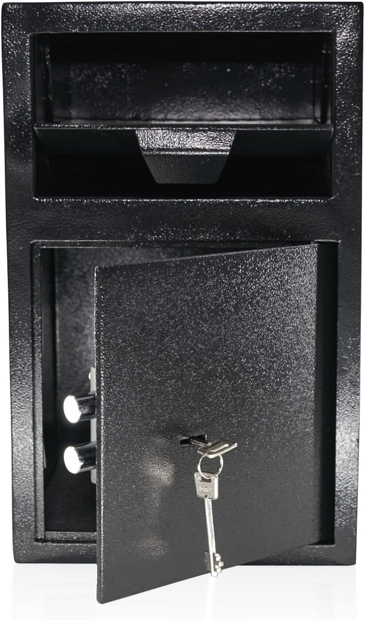 Einwurftresor mit Einwurfklappe | Schlüsseltresor | Tresor mit 4 x Schlüsseln | Briefkastensafe