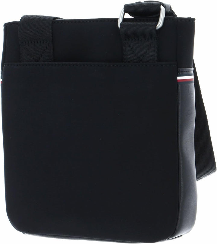 Tommy Hilfiger Herren Umhängetasche TH Urban Nylon Mini Crossover Klein, Schwarz (Black), Einheitsgr