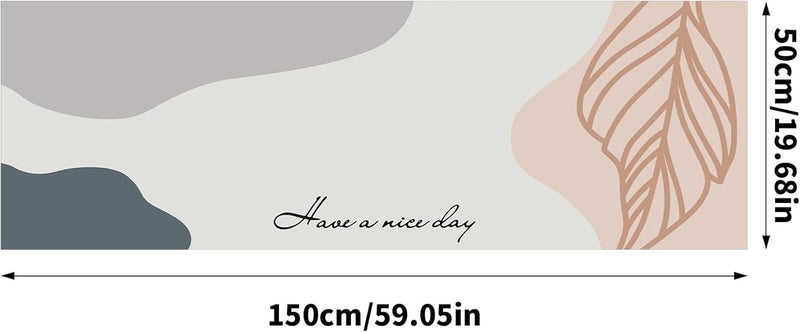 YeahBoom Super Absorbierende Bodenmatte,50*150cm Schmutzabweisend Bodenmatte Für Bad,Rutschfest Küch
