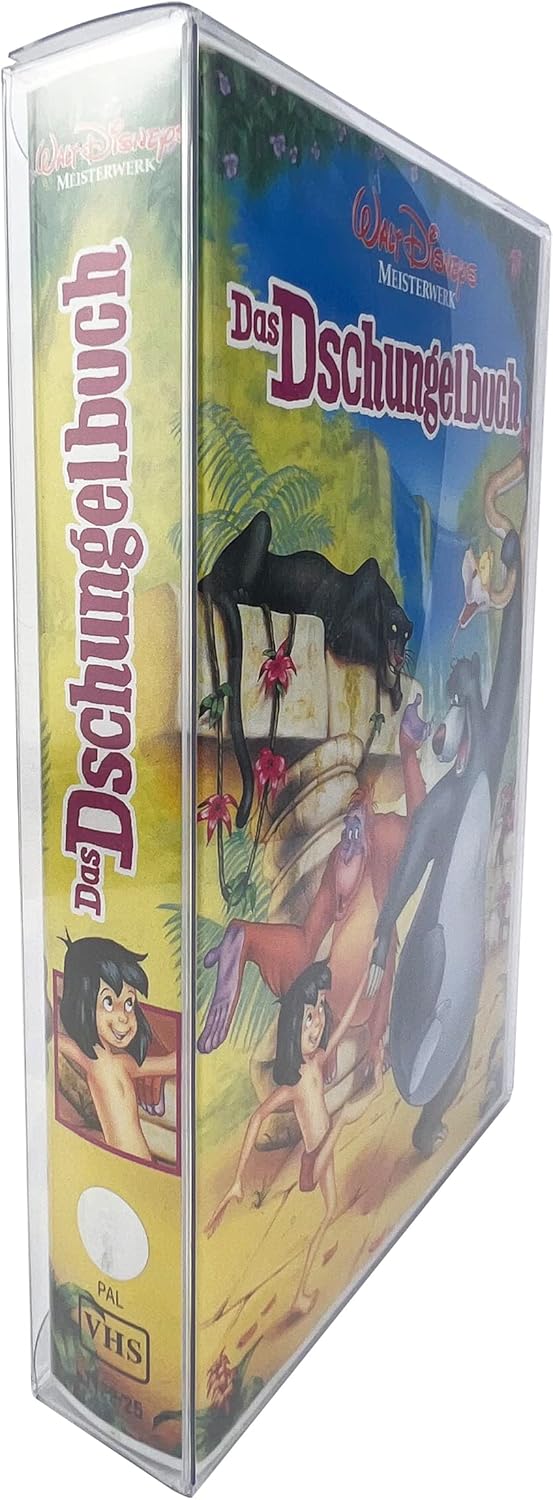 10x Schutzhüllen für VHS Videokasetten im 0,5 mm starkem PET Material- Game protecors case - optimal