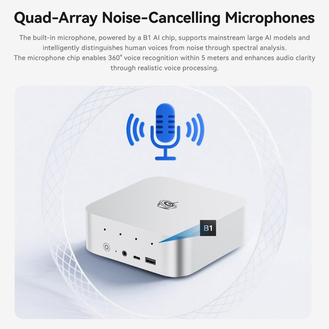 Beelink SER9 Pro Mini PC, AMD Ryzen R7 H255 (8C/16T, bis zu 4.9GHz), 32GB LPDDR5X RAM 1TB PCIe 4.0 S