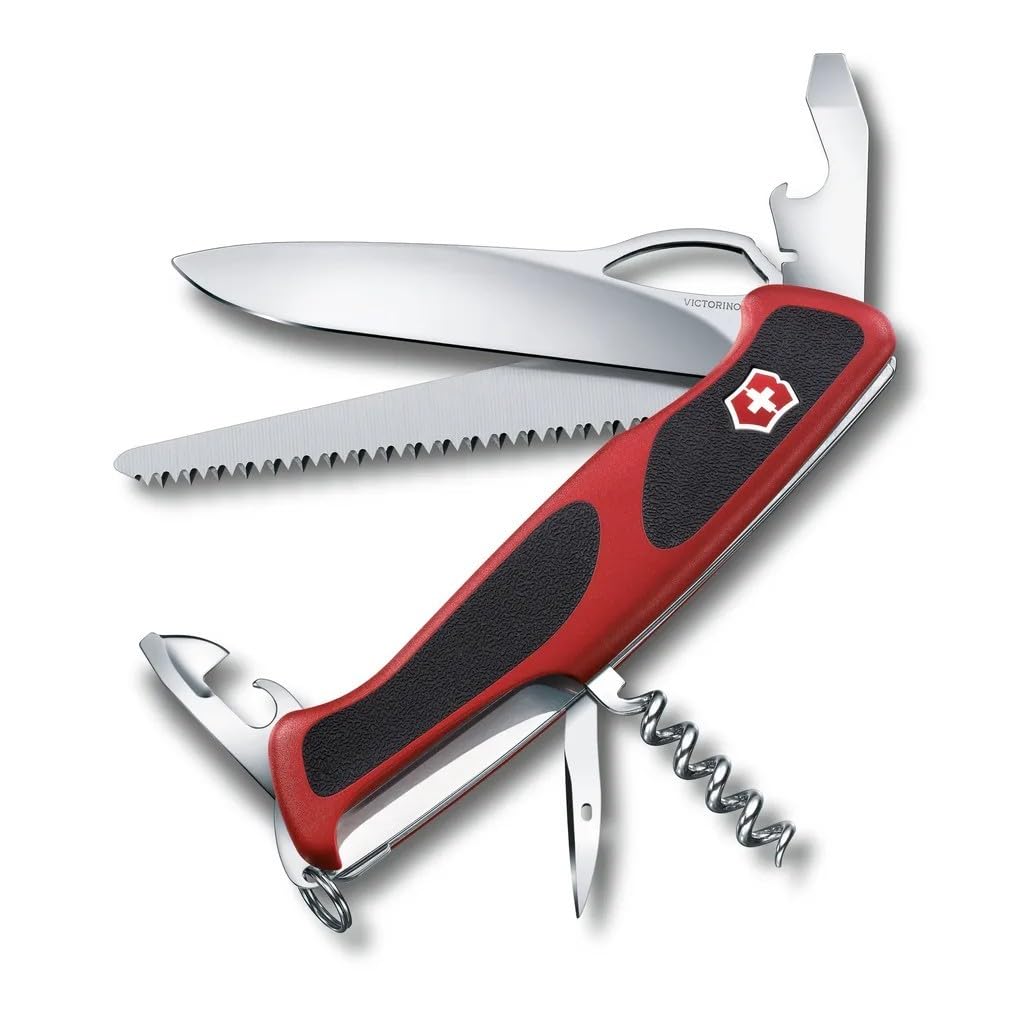 Victorinox, Schweizer Taschenmesser, Ranger 79 M, Multitool, 12 Funktionen, Klinge, gross, Dosenöffn