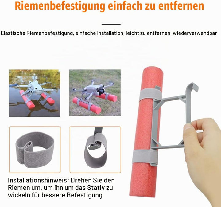 POFET Mini 3/4 Pro Faltbares Wasserfahrwerk Float Erweiterungskit für DJI Mini 3/4 Pro Zubehör