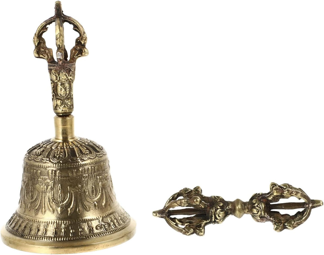 1 Satz Buddhistischer Vajra Handglocken Buddhistische Meditationsglocke Buddhistische Glocke Meditat