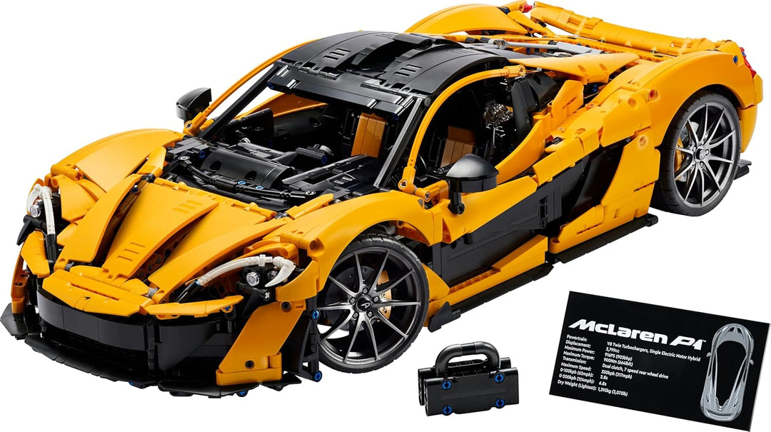 LEGO Technic McLaren P1, Set mit Supersportwagen für Erwachsene, Geschenk für Autofans, massstabsget