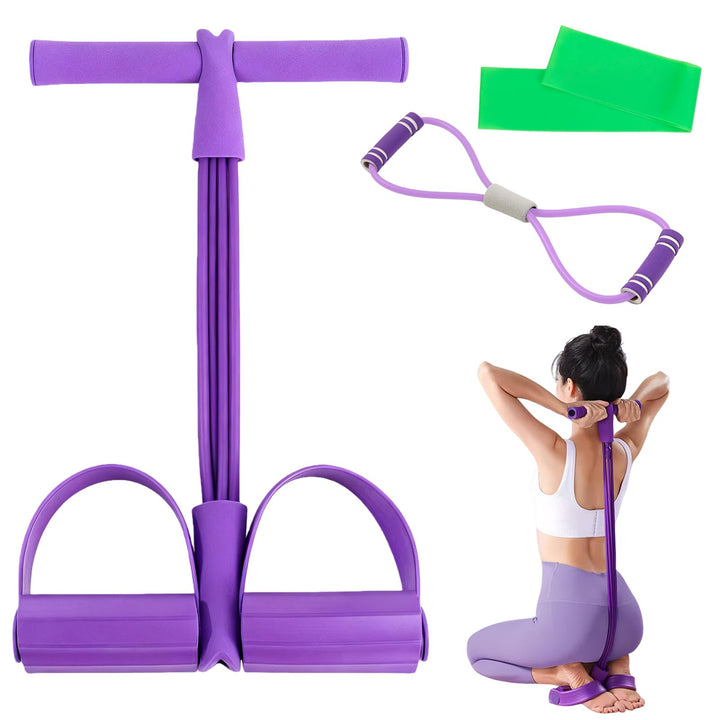 Elastisches Krafttraining, 3 Stück, für Yoga, Fitness, Pedal, Widerstand, elastisches Band, Übungen