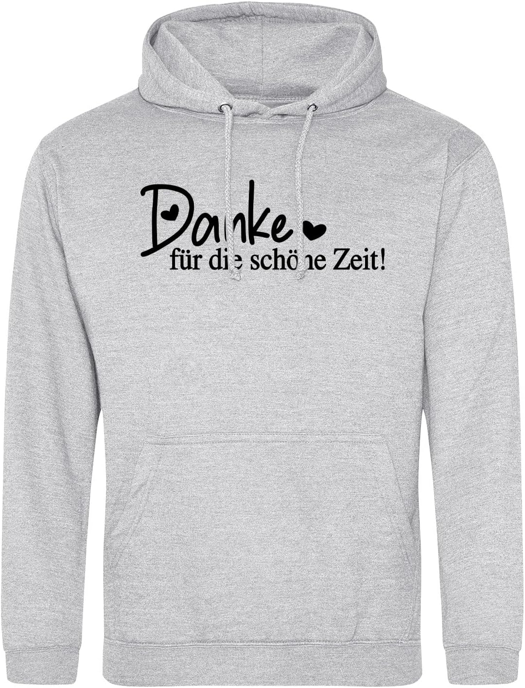 huuraa Unisex Hoodie Danke für die schöne Zeit Herzen Pullover Vegan Grösse S-3XL für alle die Sich