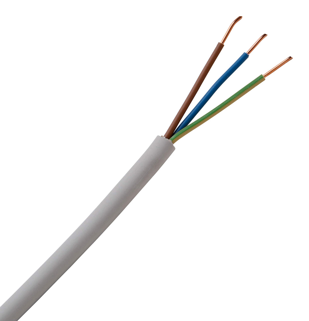 Kopp 150850849 Mantel-Leitung NYM-J, 3 x 1.5 mm², 50 m, grau 50 m-Ring Single, 50 m-Ring Single