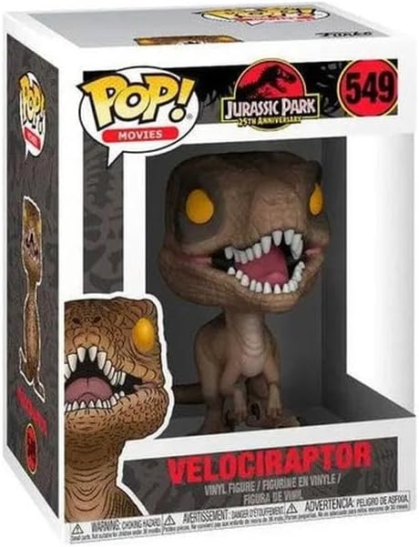 Funko Pop! Movies: Jurassic Park - Velociraptor - Vinyl-Sammelfigur - Geschenkidee - Offizielle Hand