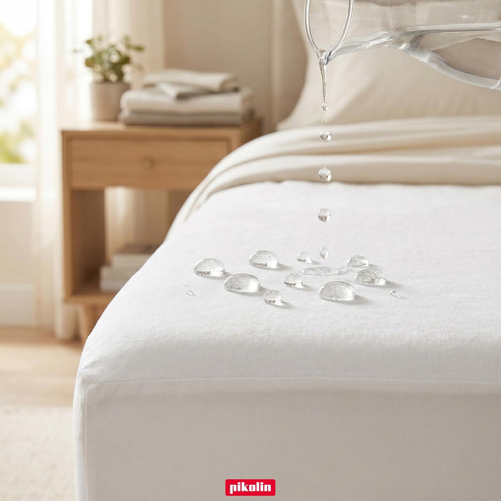 Pikolin Home - Extra weicher Frottee-Matratzenschoner (100 % Baumwolle) mit wasserdichter und atmung