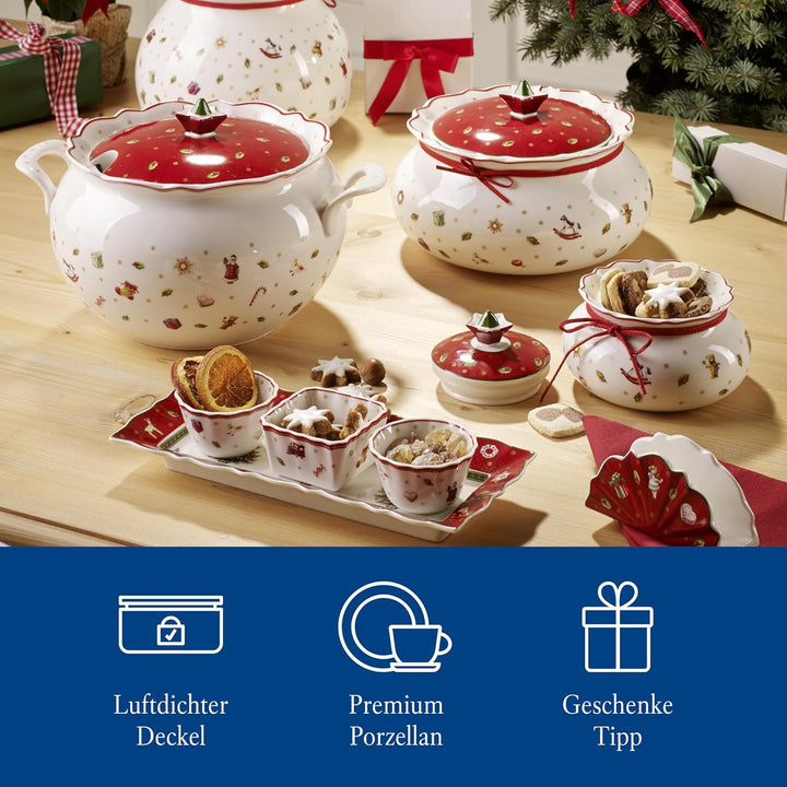 Villeroy & Boch – Toy's Delight Grosse Vorratsdose, Keksdose Keramik Gross, Gebäckdose Toys, Keramik