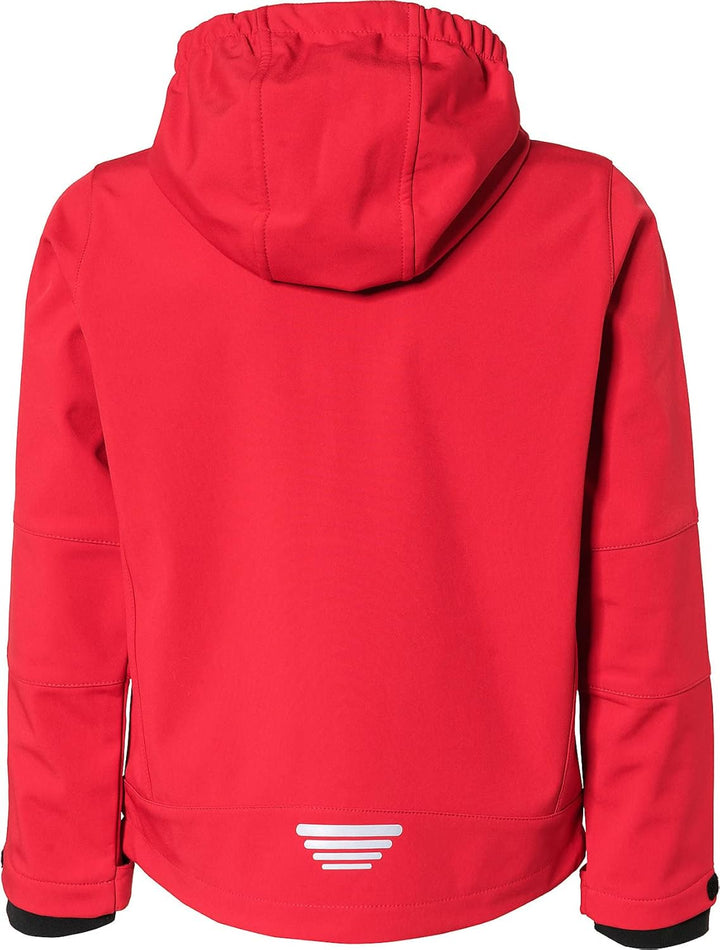 CMP Jungen Softshelljacke für Kinder Kapuzen Jacke (1er Pack) 92 Ferrari-Nero, 92 Ferrari-Nero