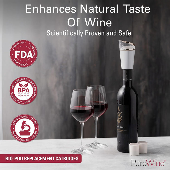 PureWine Phoenix Nachfüllpack für Weinfilter, 8 Stück 8 Count Pods, 8 Count Pods