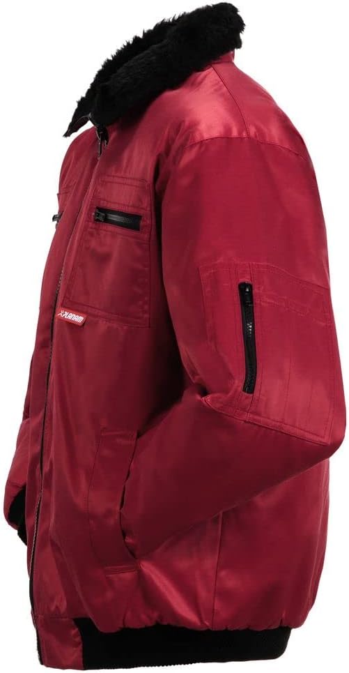 Planam Outdoor Winter Herren Gletscher Pilotenjacke rot Modell 0338 Grösse L Rot L, Rot L