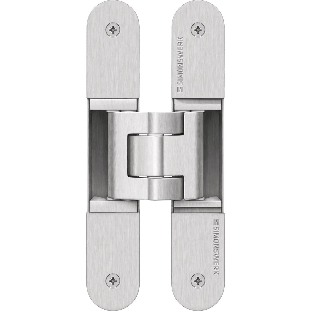 Simonswerk 5 400605 0 12602 Türband TECTUS TE 340 3D, verdeckt f. stumpfe Türen, Edelstahl-Effekt St