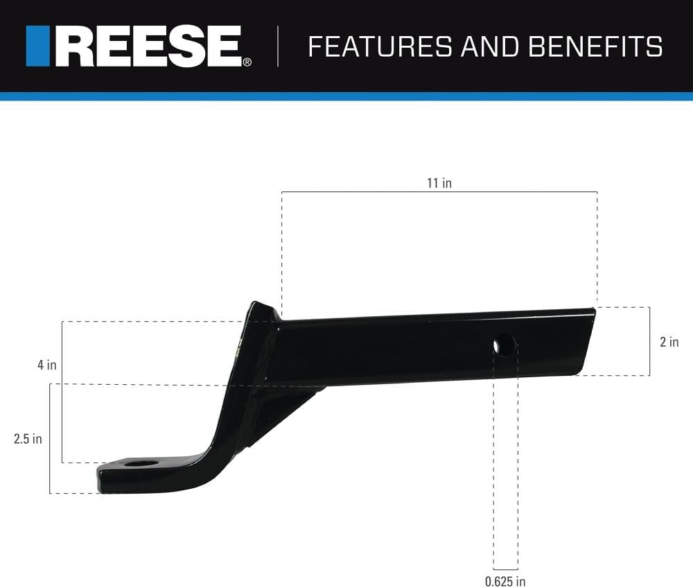 Reese Towpower 0226.8236 Zugstange 21345, 10,2 cm Länge: 10,2 cm, Länge: 10,2 cm