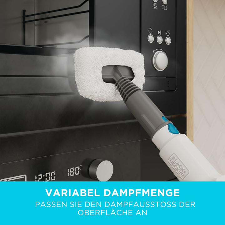 BLACK+DECKER 2300W Druck-Dampfreiniger Steam Ultra (mit 4 Bar Dampfdruck, beseitigt 99Prozent aller
