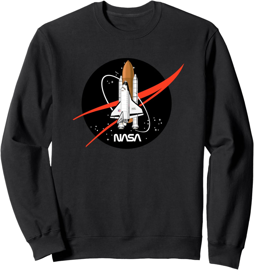 NASA Space Shuttle Take Off With Logo Sweatshirt