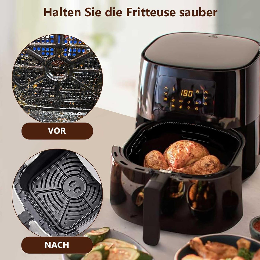Heissluftfritteuse Zubehör 21CM- Airfryer Zubehör Kompatibel für Philips 2000 Serie 6,2l(NA230/00),