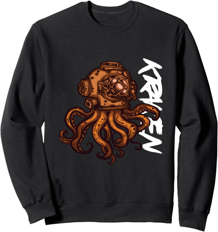 Kraken Tintenfisch Geschenk Meer Ozean Octopus Sweatshirt