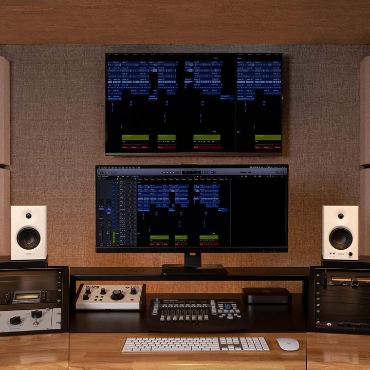 Edifier MR4 kompakte 2.0 Studiomonitore (42 Watt) mit Class-D Verstärker und Zwei wählbaren Klangmod