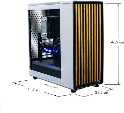 dcl24 Grafik PC Büro AMD Ryzen 7 9700X, RTX4080 Super, 64GB RAM, 2TB SSD, Office PC mit 8x5.5 GHz, W