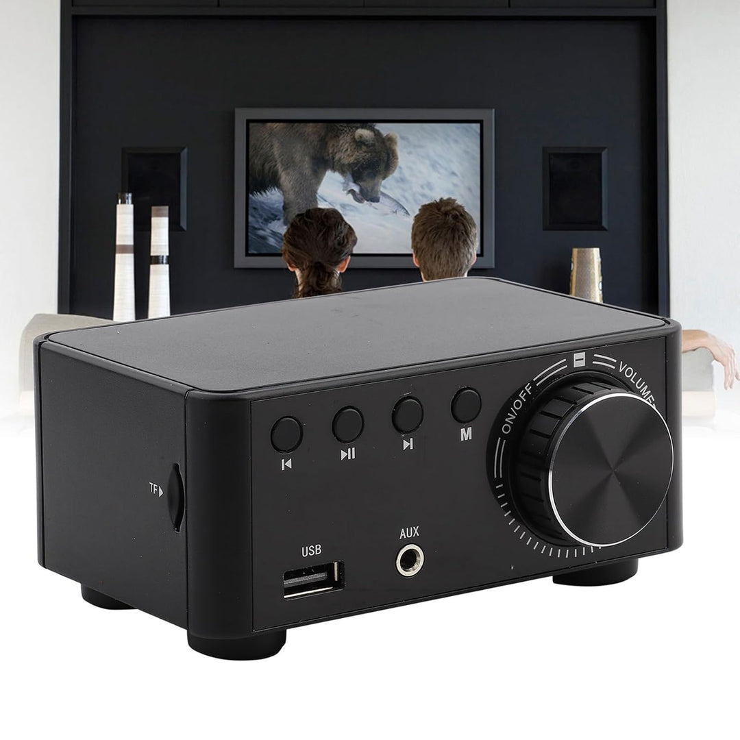 Bluetooth 5.0 Stereo Audio 2-Kanal-Verstärker Empfänger Mini-HiFi-Klasse Integrierter Verstärker für