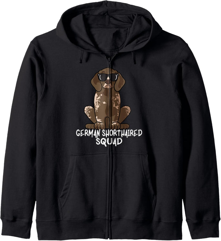 Cool Deutsch Kurzhaar Kader Hund Mama Hund Papa Kapuzenjacke