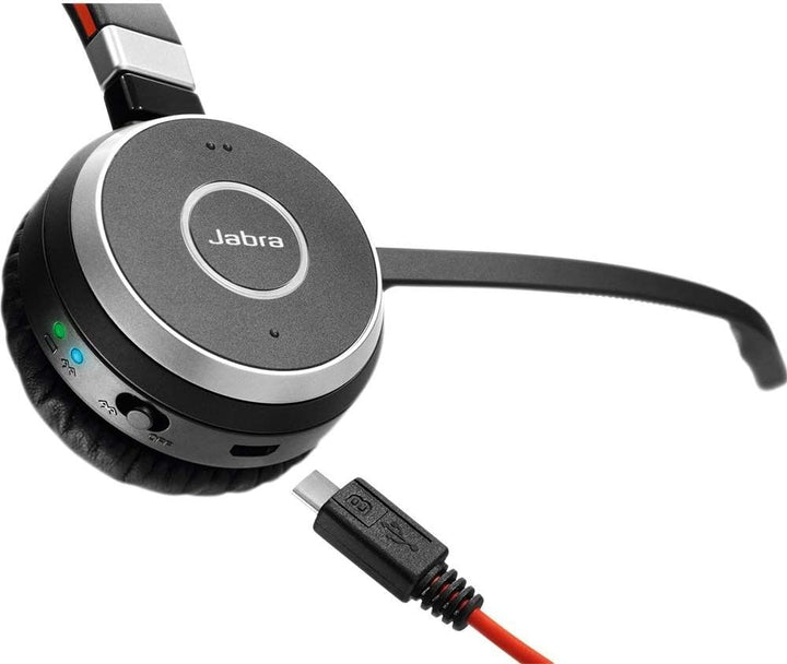 Jabra Evolve 65 Stereo USB MS Headset Stereo-Lautsprecher Stereo Speaker MS Optimiert, Stereo-Lautsp