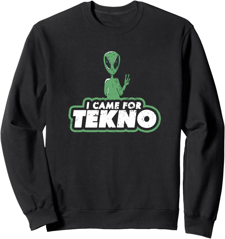 Techno-Alien-Sprüche EDM Raving Sweatshirt