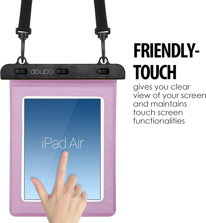 doupi wasserdichte Schutztasche 280x210mm für 9/10 Zoll Tablet Touchscreen Funktion Wasserfest Schut