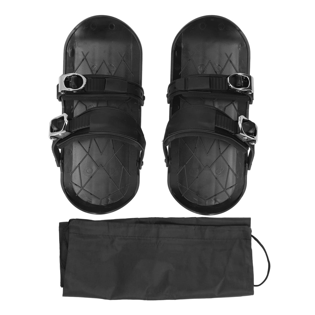 Mini Ski Schlittschuhe, 36x14.7cm / 14.2x5.8 Zoll Kurze Snowskates, Snowboard Snowblades Dünne Skier