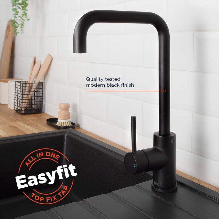 Lemon Easyfit Monoblock-Mischbatterie, Schwarz