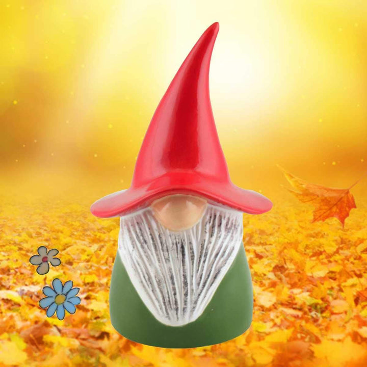 Tangoo Keramik-Wichtel grün mit roter Mütze H ca 20 cm | TA-61880 | 4037432618806