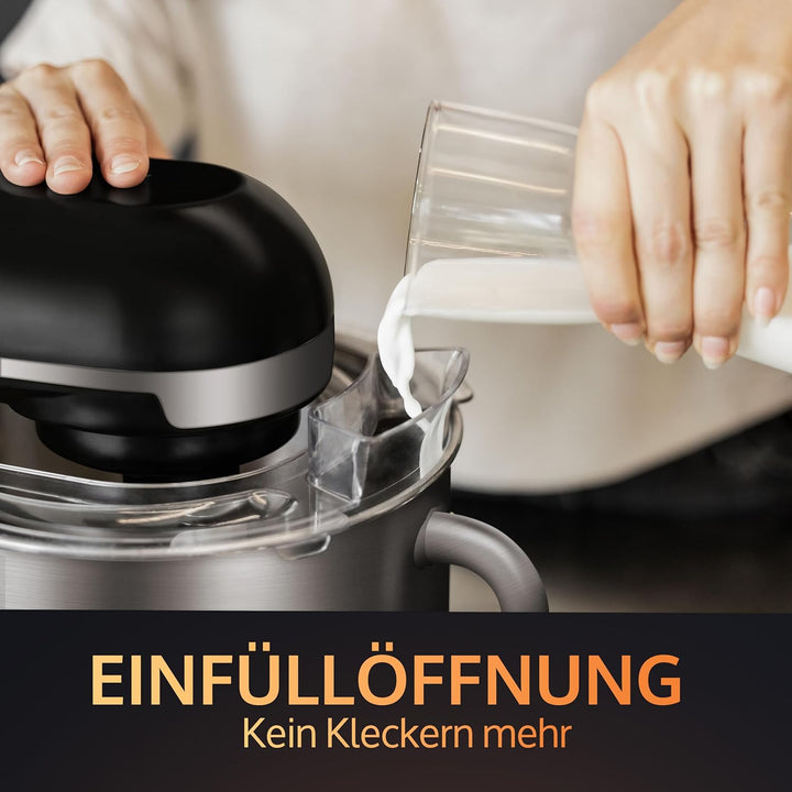 JAP Küchenmaschine MasterMix - Knetmaschine - 3in1 Food Processor - Rührgerät - Teigmaschine - mit e