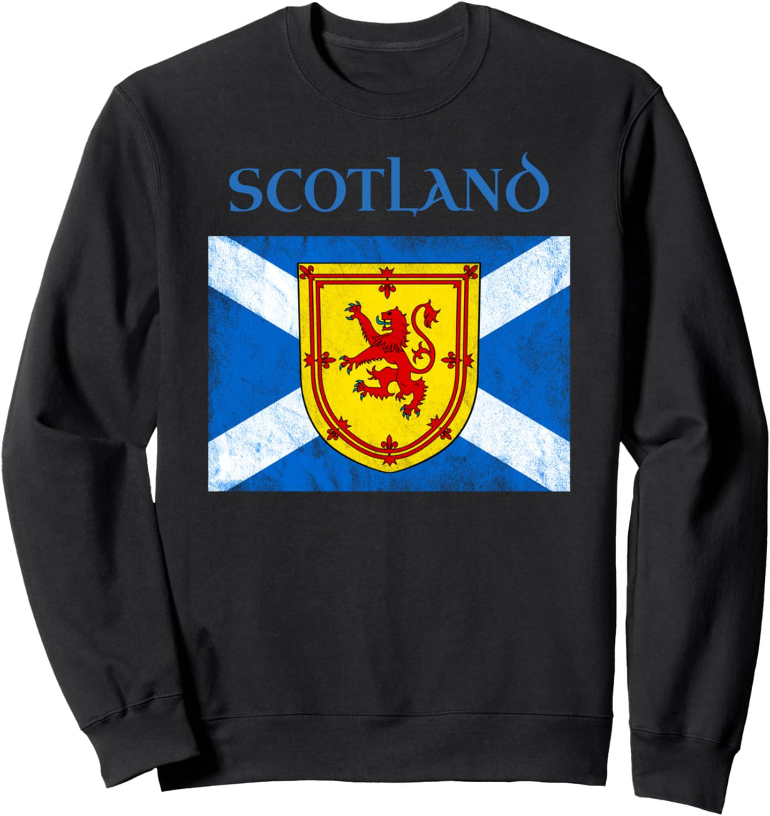 Schottische Flagge Saltire Blue Royal Banner of Scotland Travel Sweatshirt
