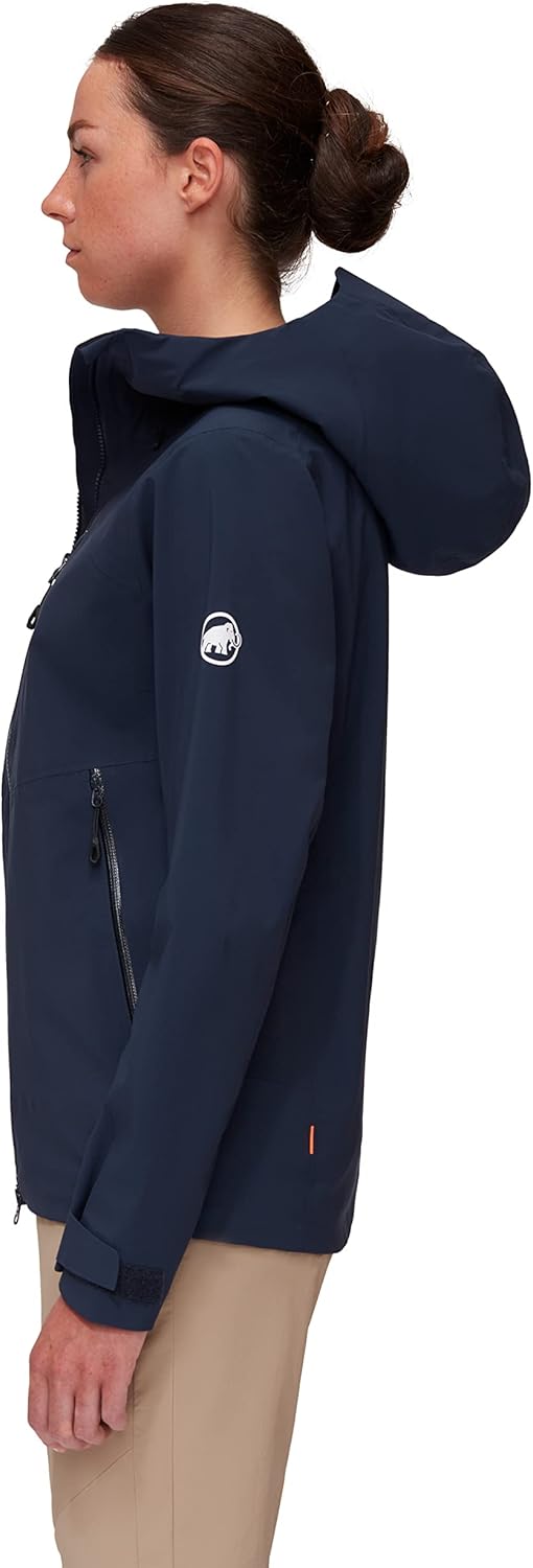 Mammut Damen Alto Guide Hooded Hardshelljacke mit Kapuze XS marine, XS marine