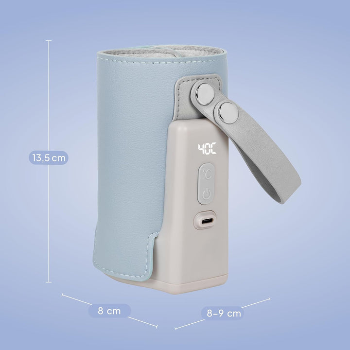 LIONELO Thermup Go Plus Tragbarer Babyflaschenwärmer, hält Flüssigkeiten warm, 5 Betriebstemperature