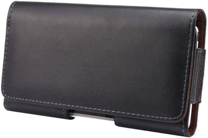 Genuine Leather Case Belt Clip Horizontal für Sony Xperia XZ1-Compact - Black