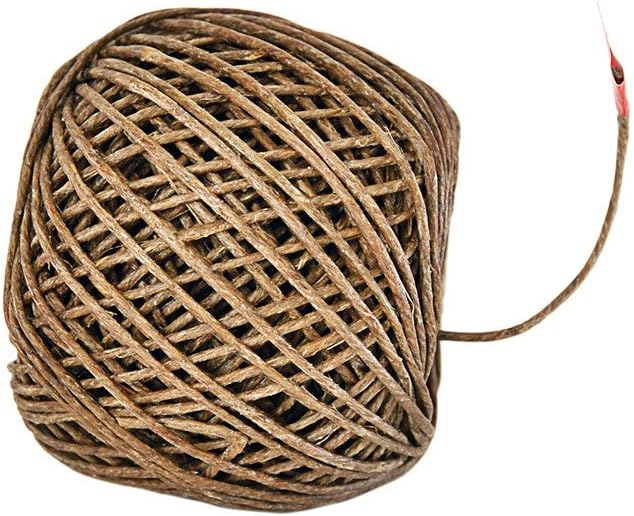 30,5 Meter RAW Hemp Wick Hanfdocht mit Bienenwachs zum gesünderen Anzünden von Bongs Joints usw