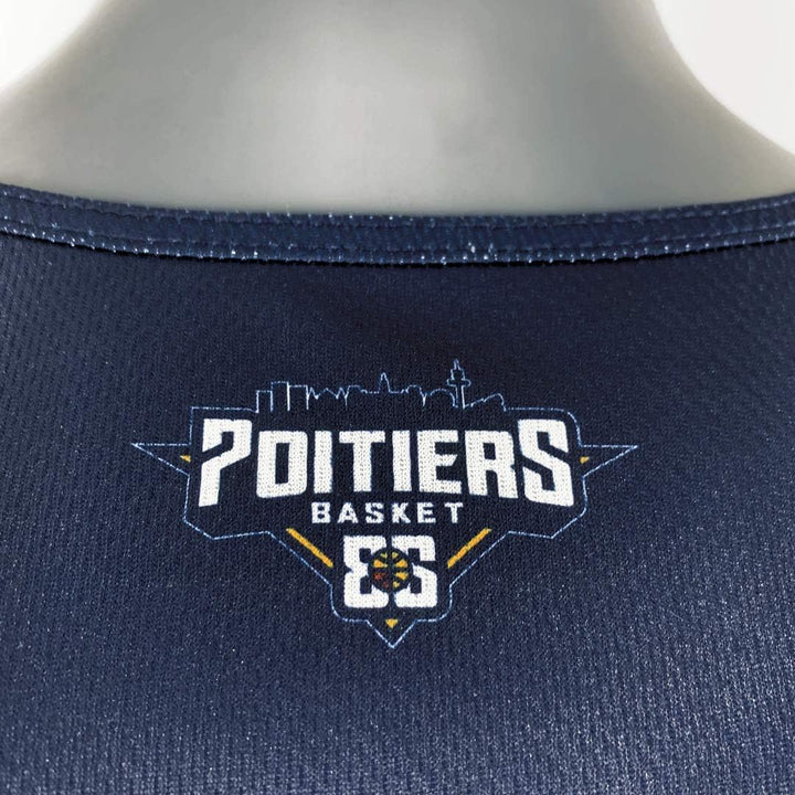 Poitiers Basket 86 Unisex Poitiers Maillot Officiel Extérieur 2019-2020 Outdoor XL Blau, XL Blau
