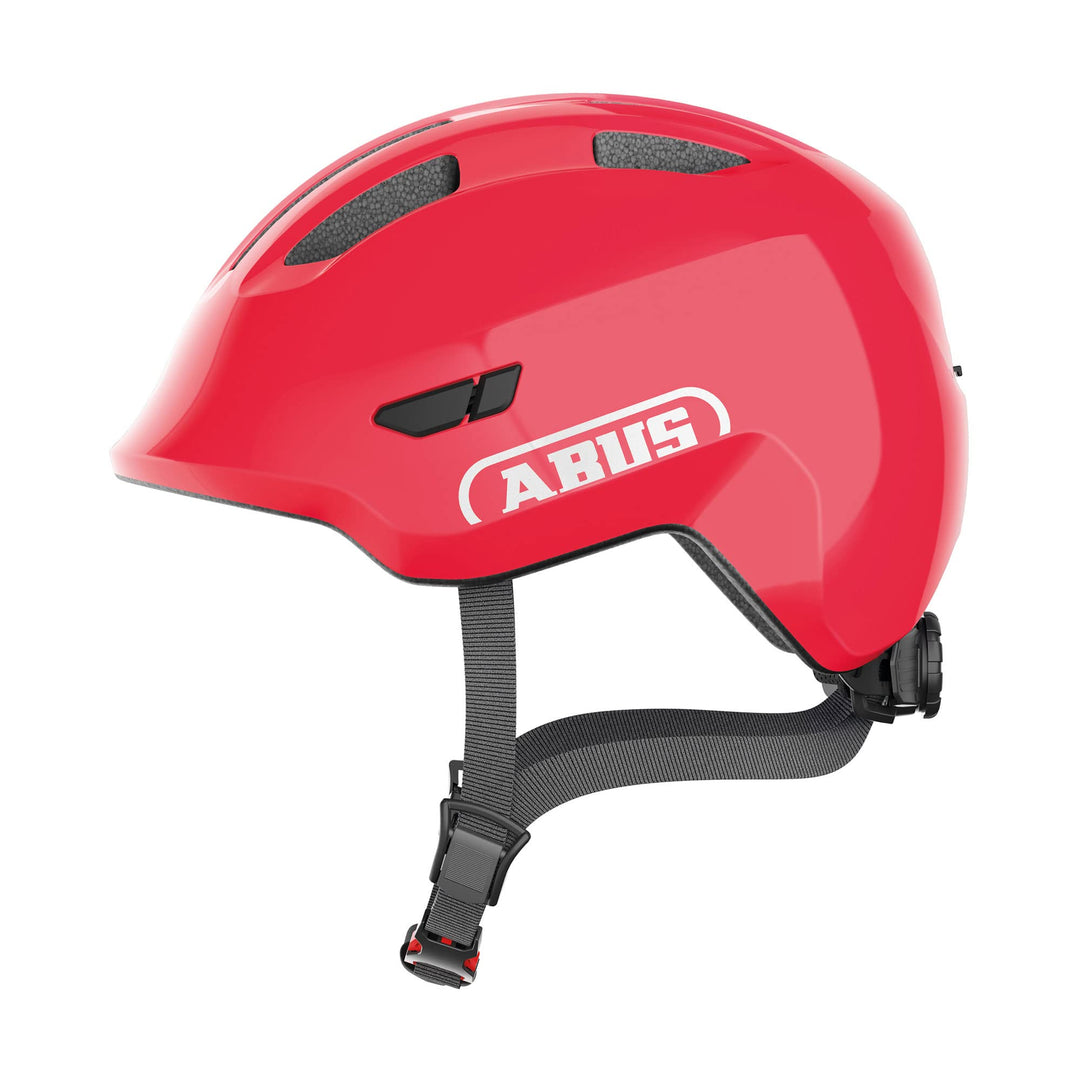 ABUS Kinderhelm Smiley 3.0 - Fahrradhelm mit tiefer Passform, kindergerechten Designs & Platz für ei