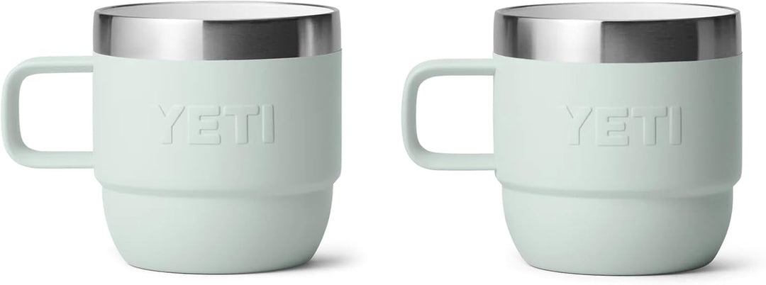YETI Rambler Stapelbare Tasse Mit DuraSip Keramikbeschichtung, Ridgeline, 2 Pack 6 oz (177 ml), Ridg