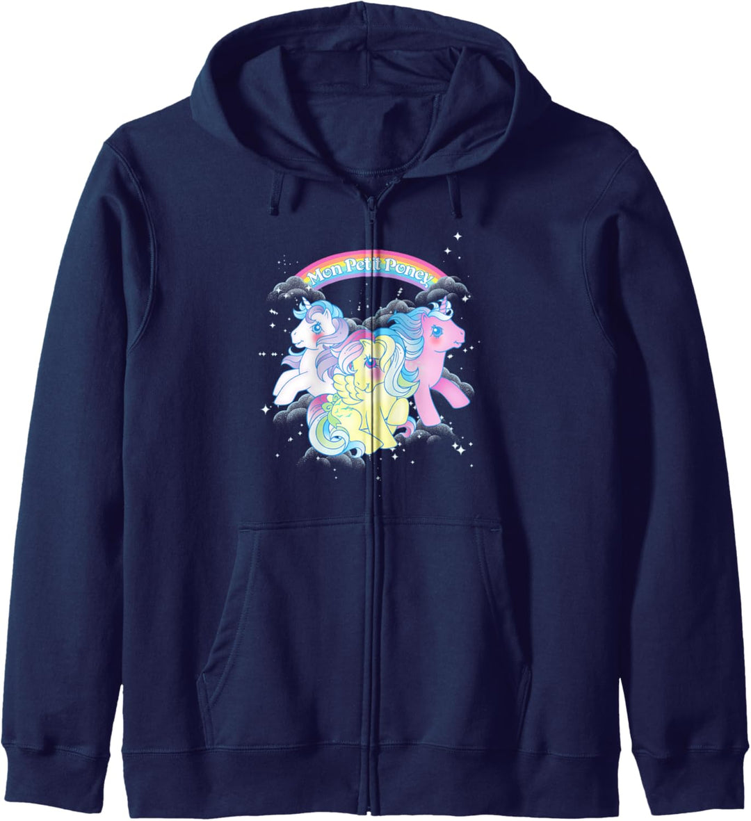 My Little Pony Mon Petit Poney Vintage Rainbow Cloud Group Kapuzenjacke