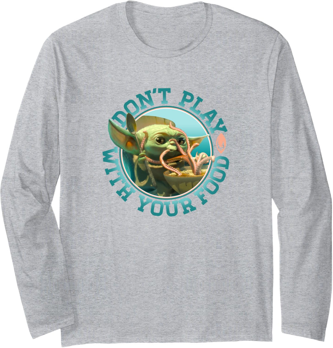 Star Wars: The Mandalorian Child Don't Play With Food R21 Langarmshirt