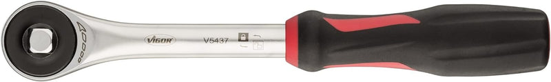 Vigor Umschaltknarre (Vierkant 12,5 mm (1/2 Zoll), 360° Drehgriff, Durchsteckvierkant für Links- und
